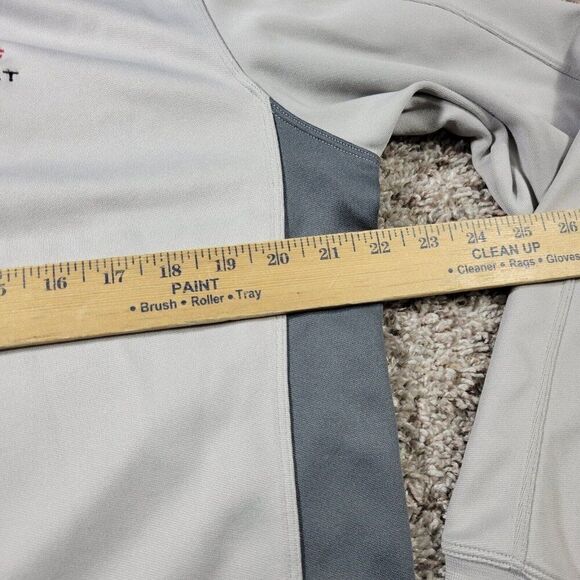Nike Pullover Mens Medium Gray Golf Tour Performance Cover Up Bud Select Logo - Picture 5 of 8